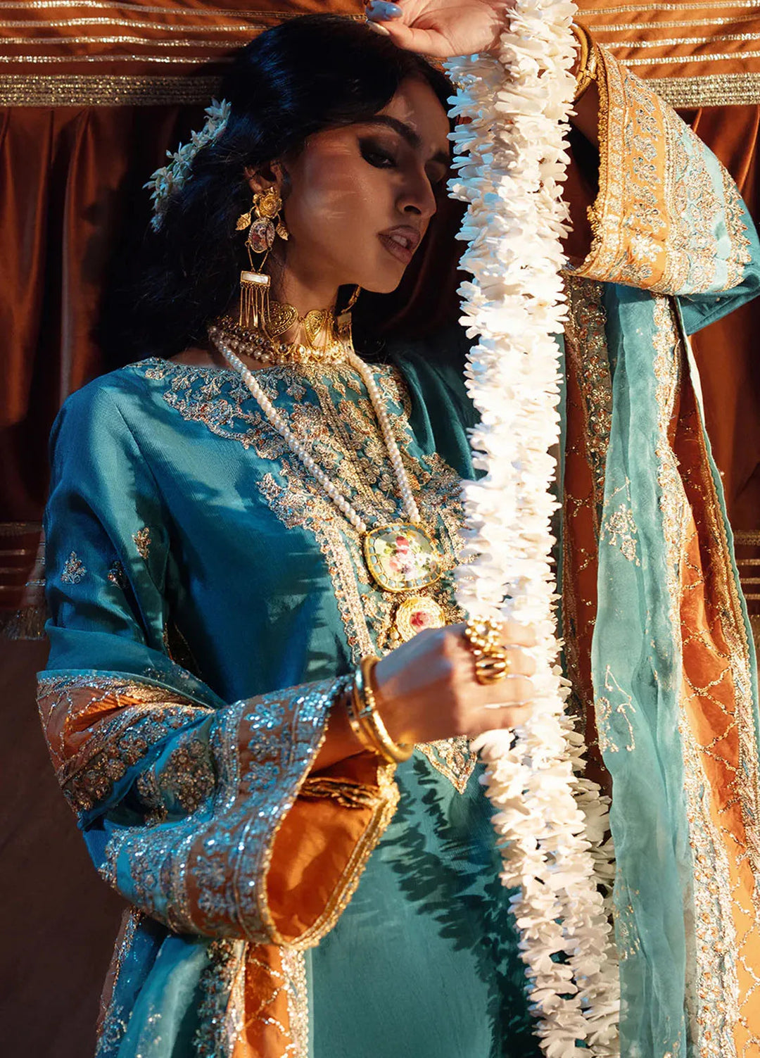 Mushk by AJR Couture Embroidered Suit Unstitched 3 Piece AJR25M Ulfat - Formals Collection