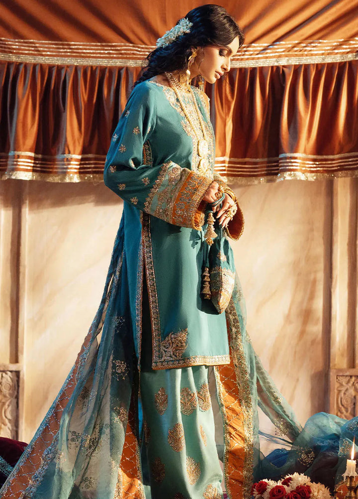 Mushk by AJR Couture Embroidered Suit Unstitched 3 Piece AJR25M Ulfat - Formals Collection