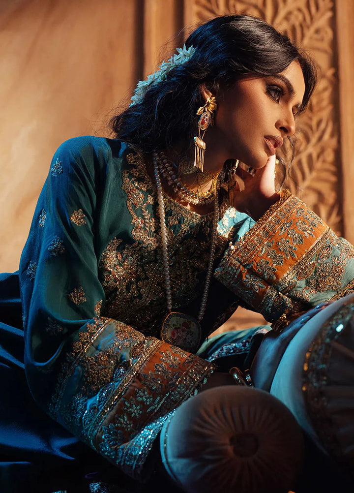 Mushk by AJR Couture Embroidered Suit Unstitched 3 Piece AJR25M Ulfat - Formals Collection