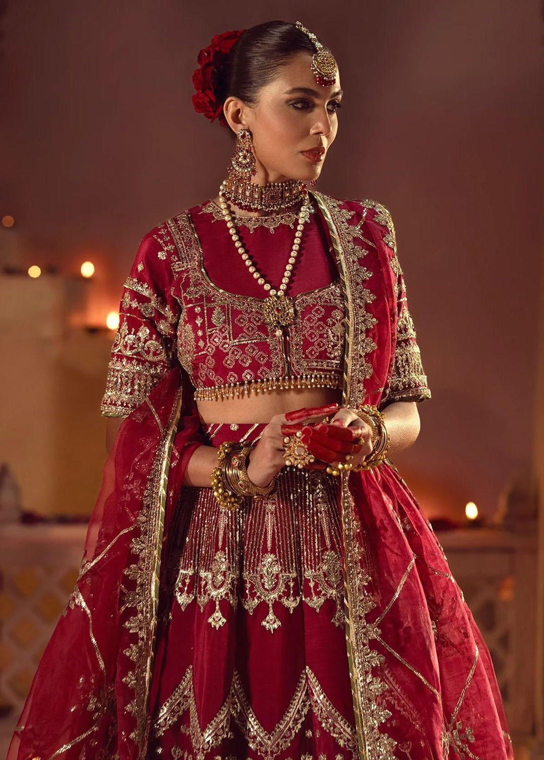 Mushk By Ajr Couture Embroidered Raw Silk Suits Unstitched 3 Piece AJR24M ASE-02 Devdas - Luxury Collection