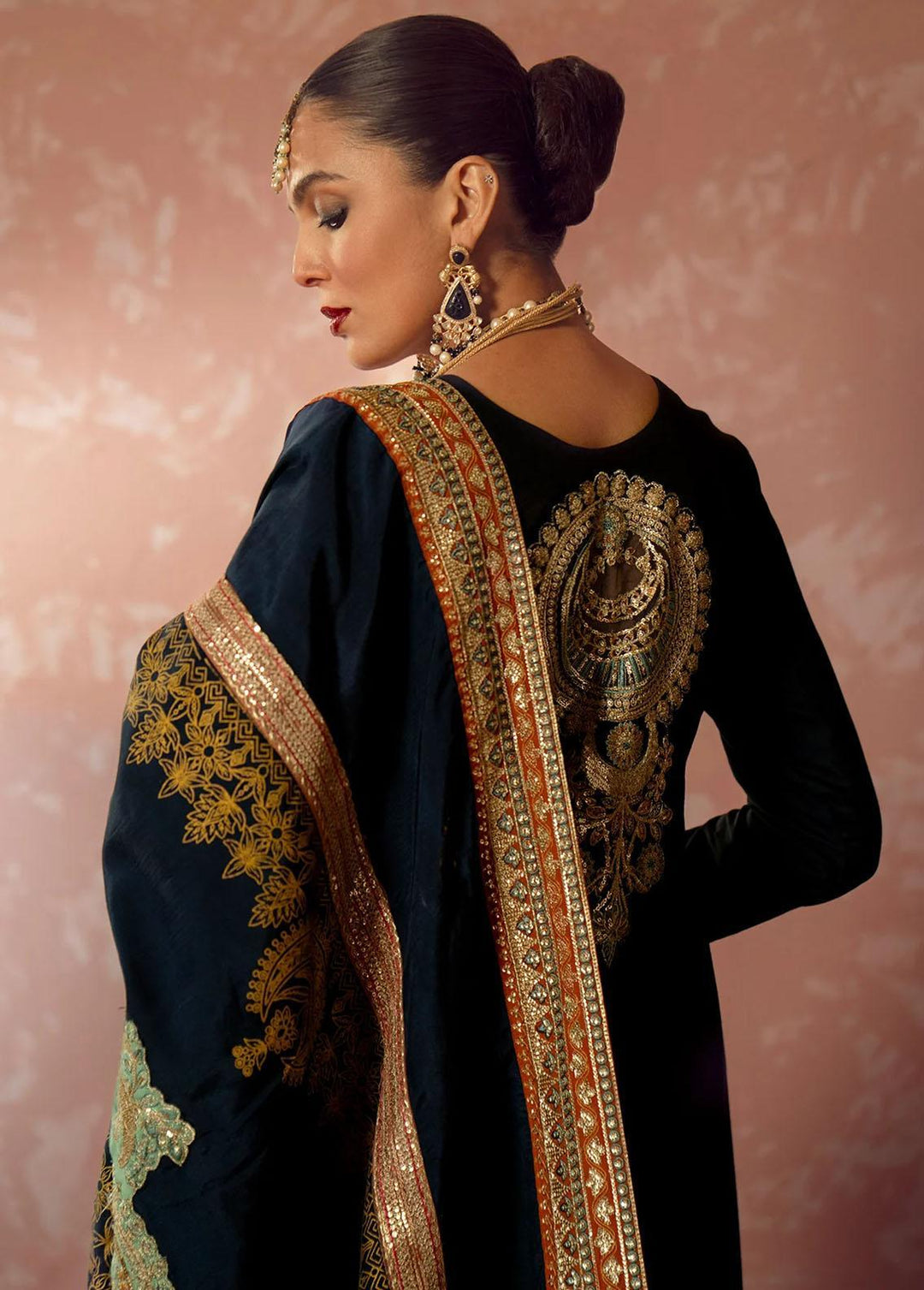 Mushk By Ajr Couture Embroidered Raw Silk Suits Unstitched 3 Piece AJR24M ASE-03 Khushboo - Luxury Collection