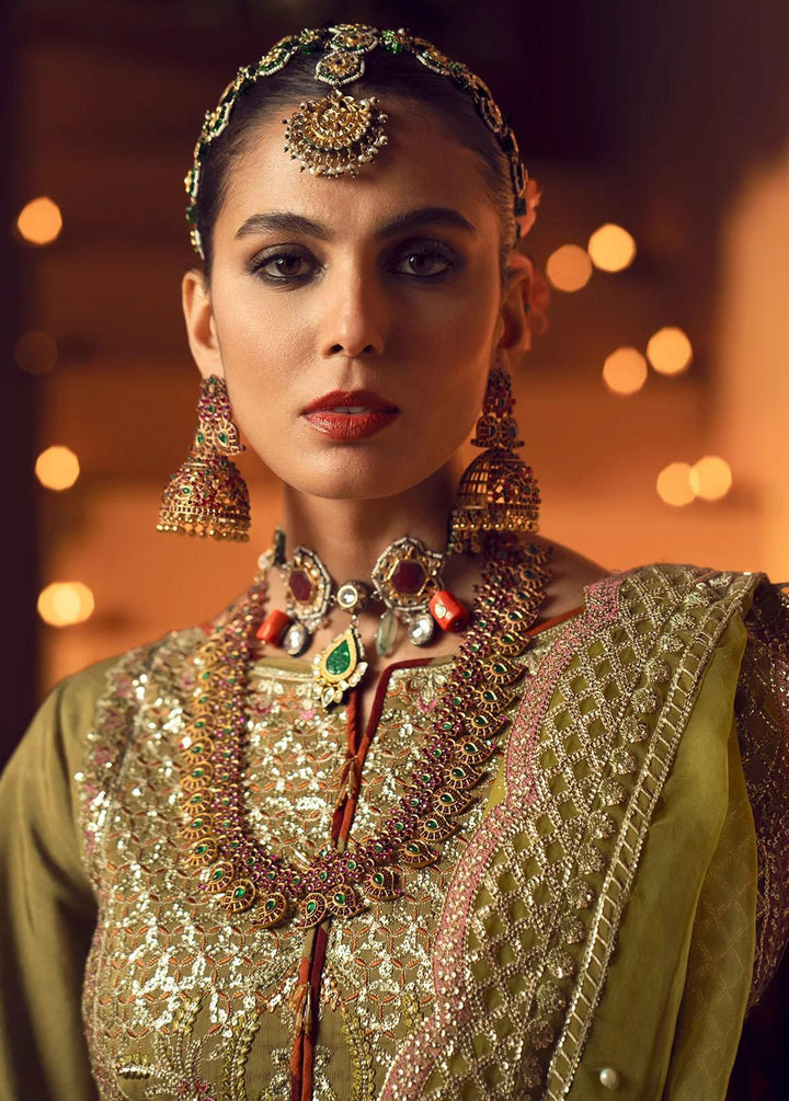 Mushk By Ajr Couture Embroidered Raw Silk Suits Unstitched 3 Piece AJR24M ASE-06 Barsat - Luxury Collection