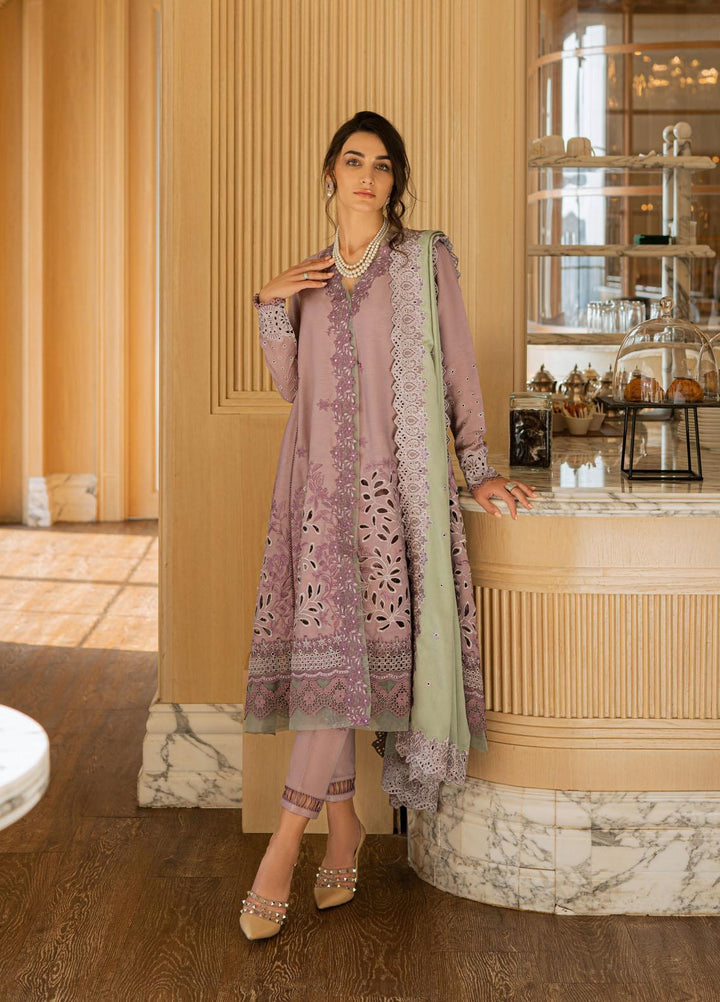 Mushq Casual Pret  Marina 3 Piece Suit MWP22-04 Lavender Frost