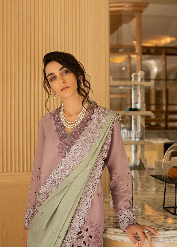 Mushq Casual Pret  Marina 3 Piece Suit MWP22-04 Lavender Frost