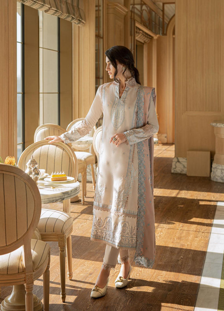 Mushq Casual Pret  Khaddar 3 Piece Suit MWP22-05 Rosewater