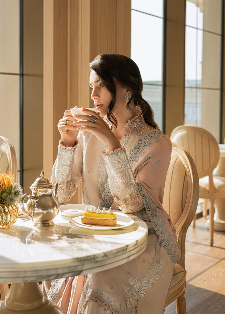 Mushq Casual Pret  Khaddar 3 Piece Suit MWP22-05 Rosewater