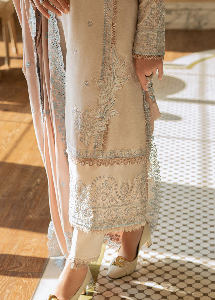 Mushq Casual Pret  Khaddar 3 Piece Suit MWP22-05 Rosewater