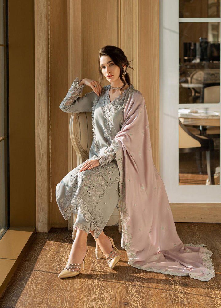 Mushq Casual Pret  Marina 3 Piece Suit MWP22-09 Glacier