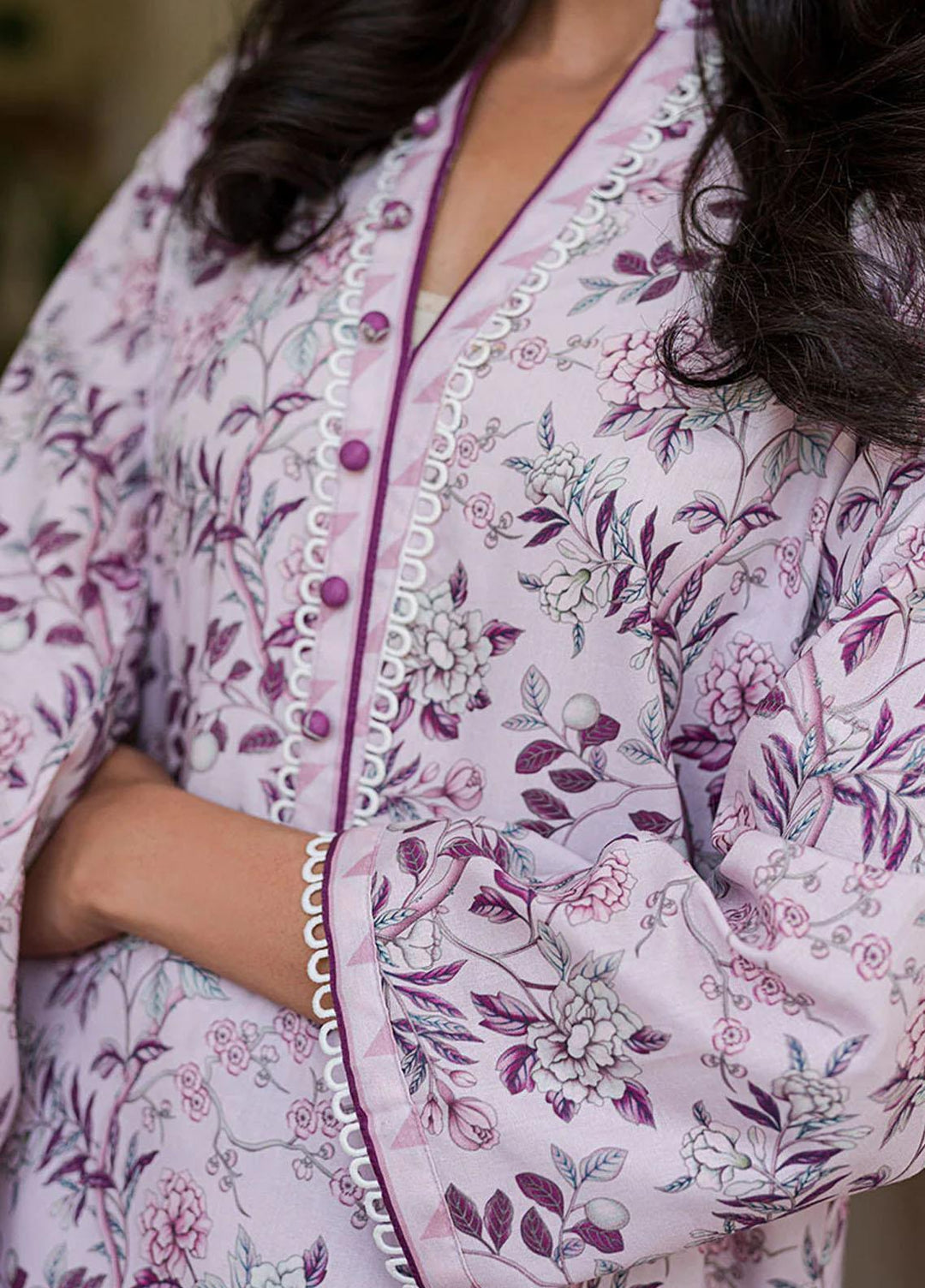 Mushq Pret Printed Cotton 2 Piece Suit MQ23BP MPBPR230108 Butter Cup