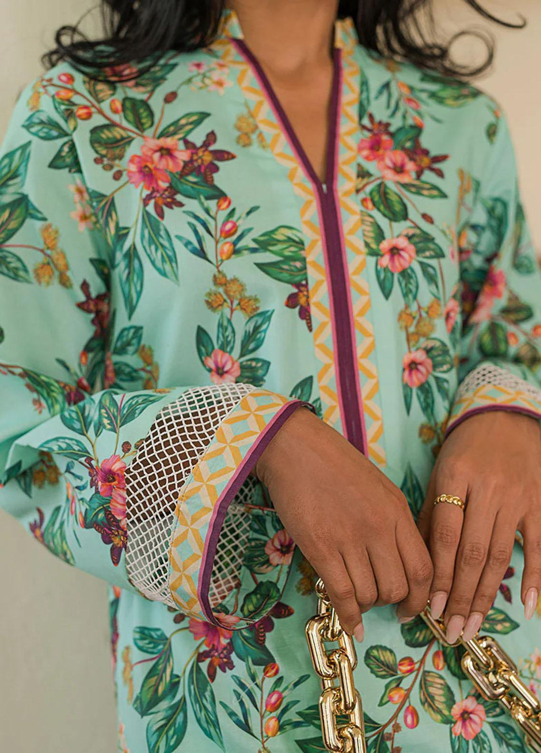 Mushq Pret Printed Cotton 2 Piece Suit MQ23BP MPBPR230114 Tulipa