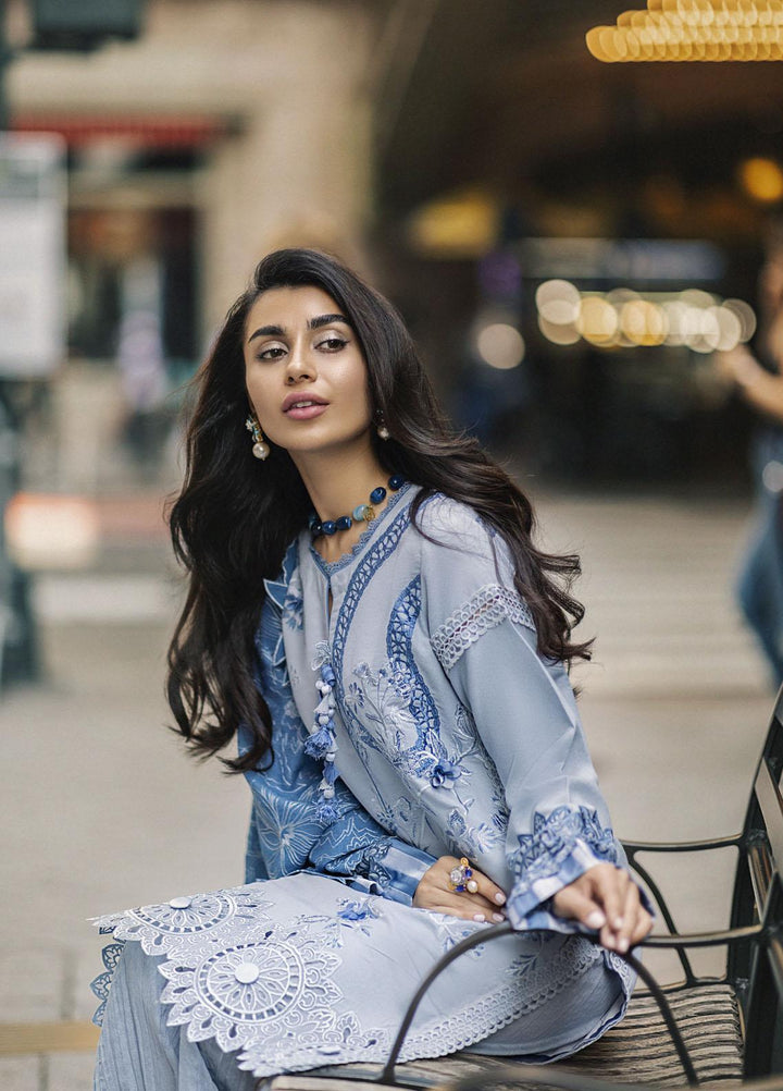 Mushq Embroidered Karandi Suits Unstitched 3 Piece MQ21BW MW21-01 Niagra - Winter Collection