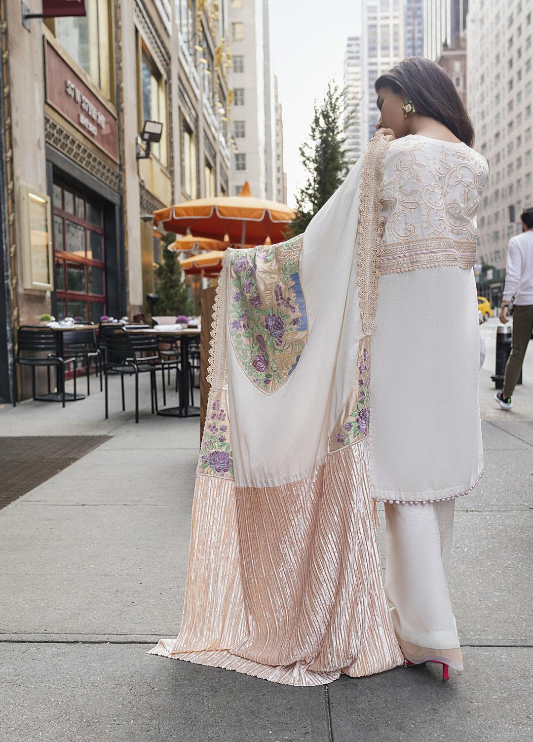 Mushq Embroidered Karandi Suits Unstitched 3 Piece MQ21BW MW21-04 Potpourri - Winter Collection