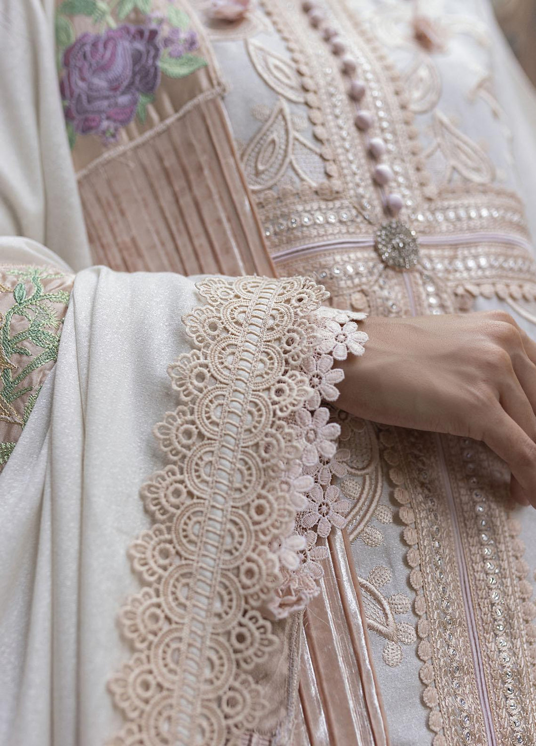 Mushq Embroidered Karandi Suits Unstitched 3 Piece MQ21BW MW21-04 Potpourri - Winter Collection