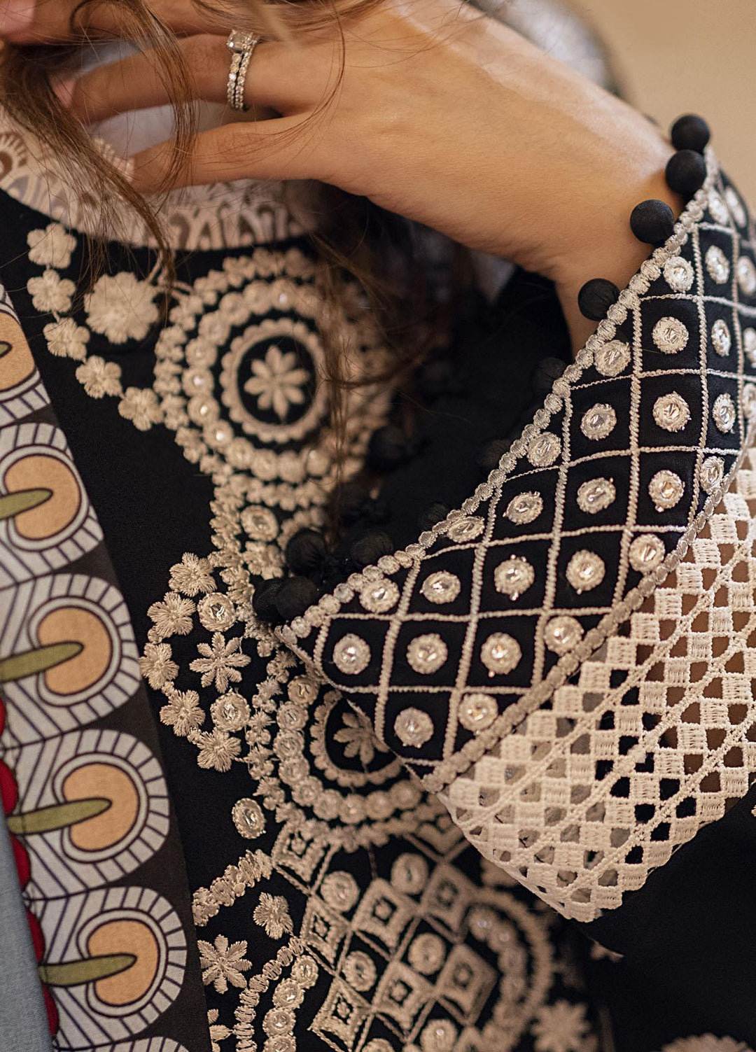 Mushq Embroidered Linen Suits Unstitched 3 Piece MQ21BW MW21-05 Astoria - Winter Collection