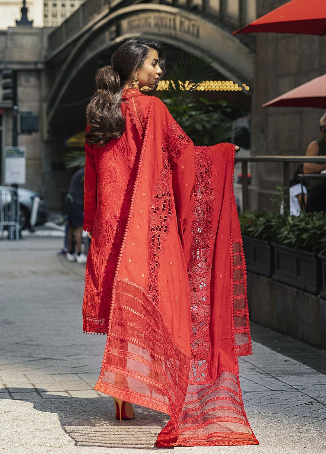 Mushq Embroidered Linen Suits Unstitched 3 Piece MQ21BW MW21-06 Tango - Winter Collection