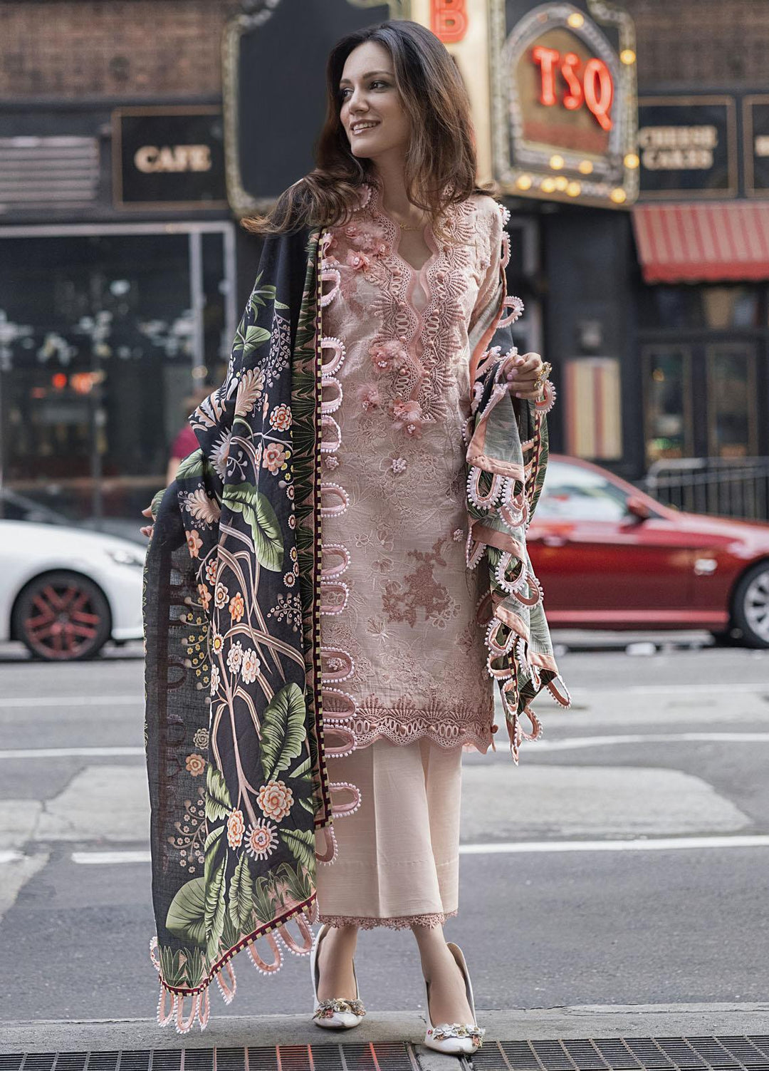 Mushq Embroidered Khaddar Suits Unstitched 3 Piece MQ21BW MW21-08 Soho - Winter Collection