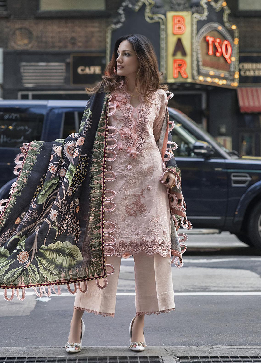 Mushq Embroidered Khaddar Suits Unstitched 3 Piece MQ21BW MW21-08 Soho - Winter Collection