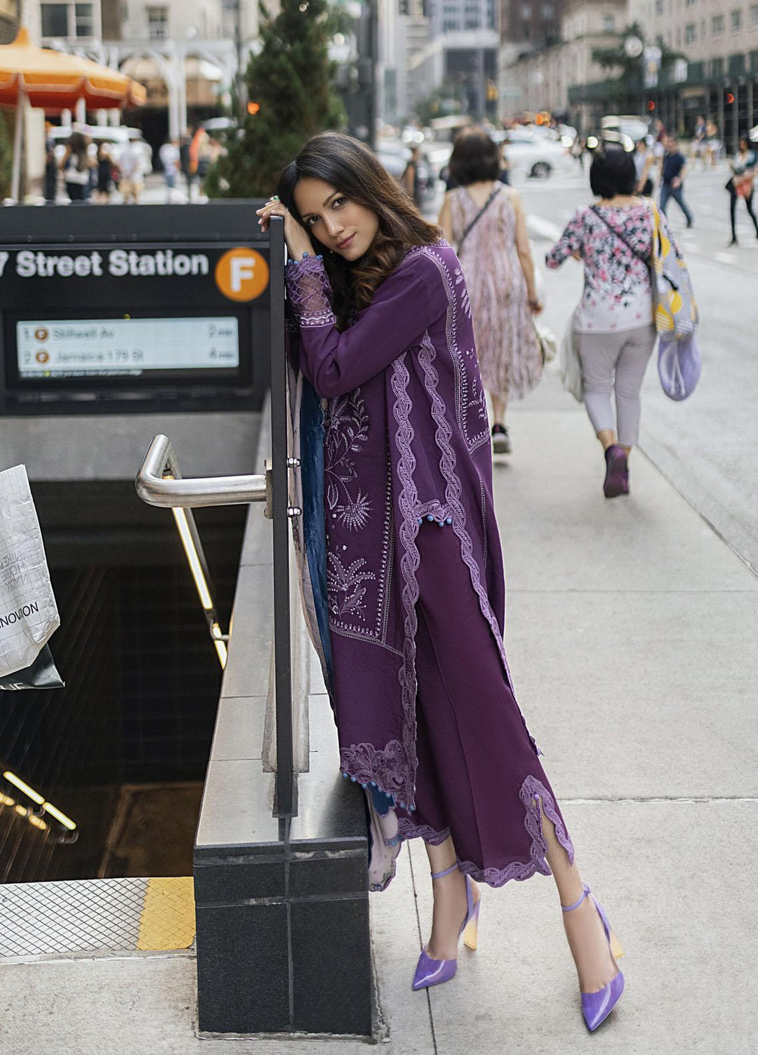 Mushq Embroidered Linen Suits Unstitched 3 Piece MQ21BW MW21-10 Crown Jewel - Winter Collection