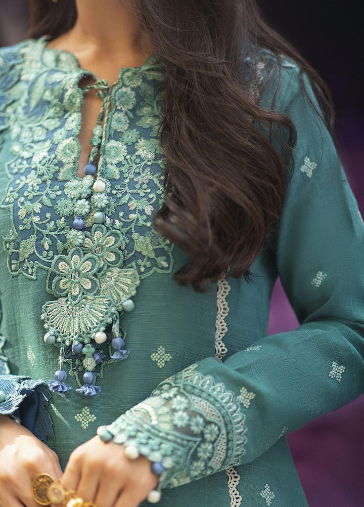 Mushq Embroidered Khaddar Suits Unstitched 3 Piece MQ21BW MW21-12 Baltic - Winter Collection