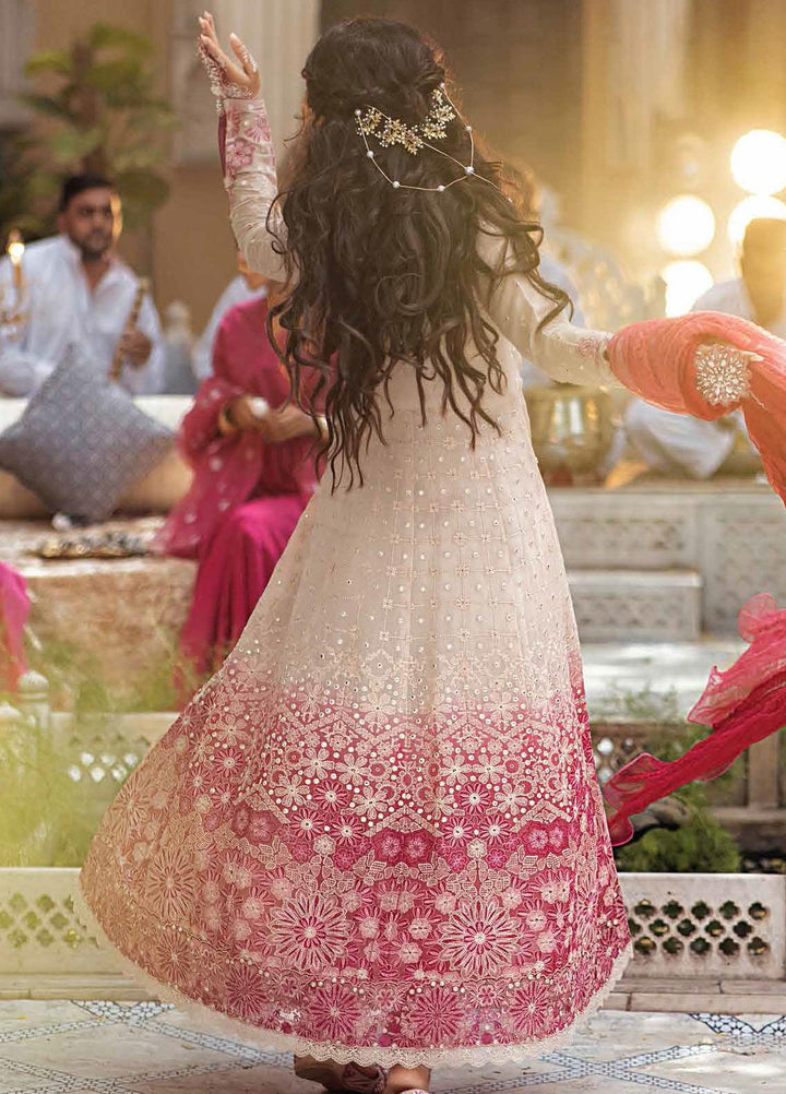 Mushq Chikankari Cotton Net Suits Unstitched 3 Piece MFC21-01 MIHR - Festive Collection