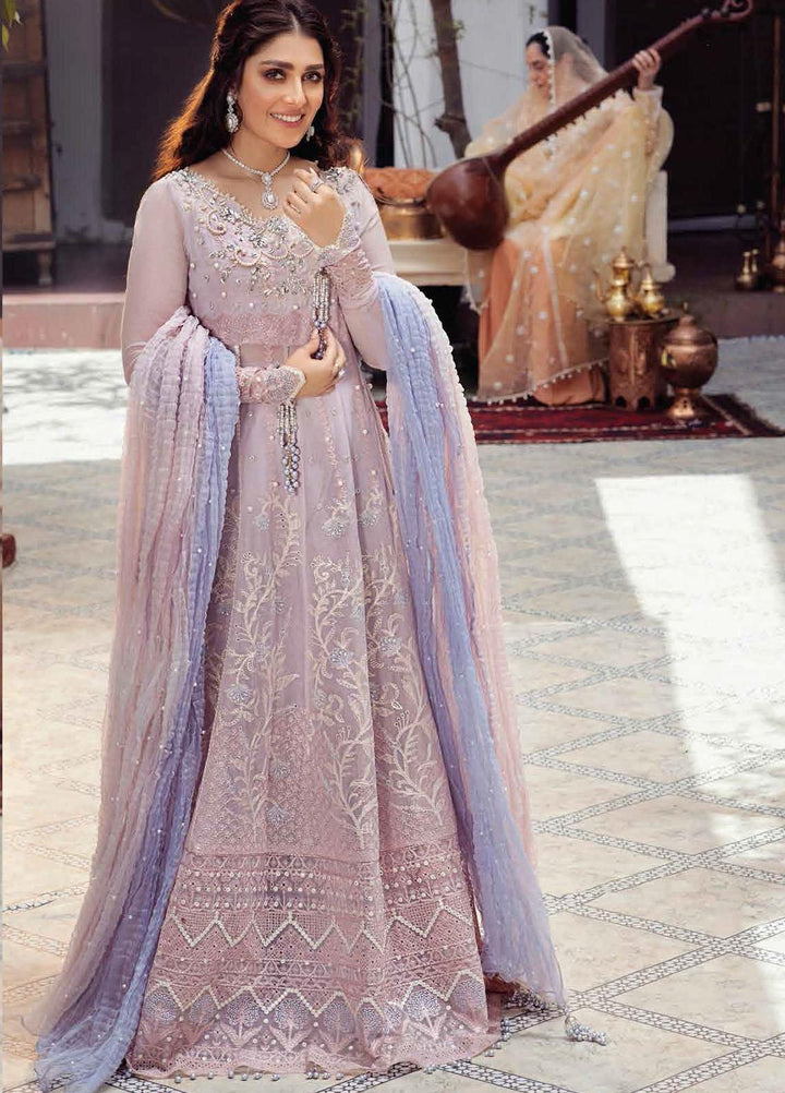 Mushq Chikankari Cotton Net Suits Unstitched 3 Piece MFC21-05 KULSUM - Festive Collection