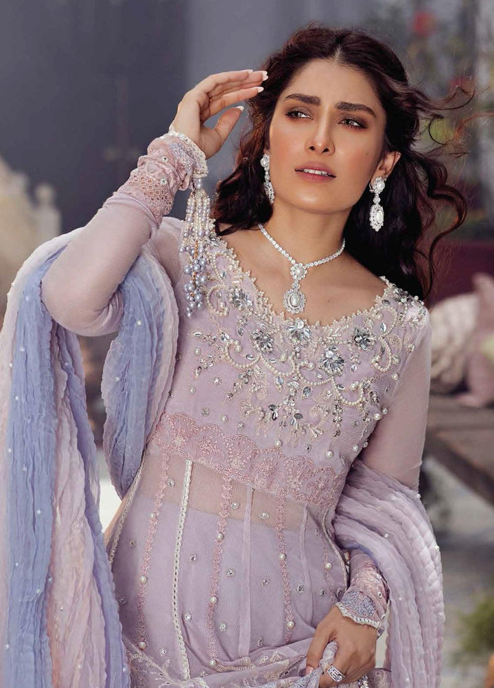 Mushq Chikankari Cotton Net Suits Unstitched 3 Piece MFC21-05 KULSUM - Festive Collection