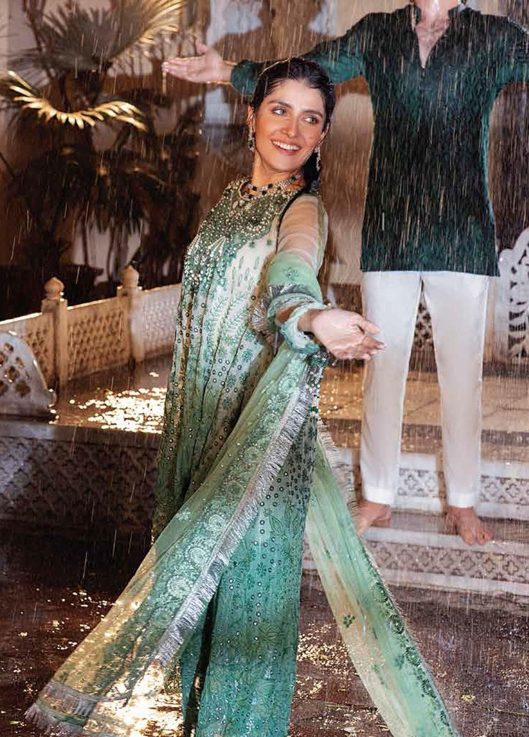 Mushq Chikankari Cotton Net Suits Unstitched 3 Piece MFC21-06 GAUHAR - Festive Collection