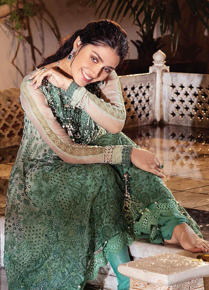 Mushq Chikankari Cotton Net Suits Unstitched 3 Piece MFC21-06 GAUHAR - Festive Collection