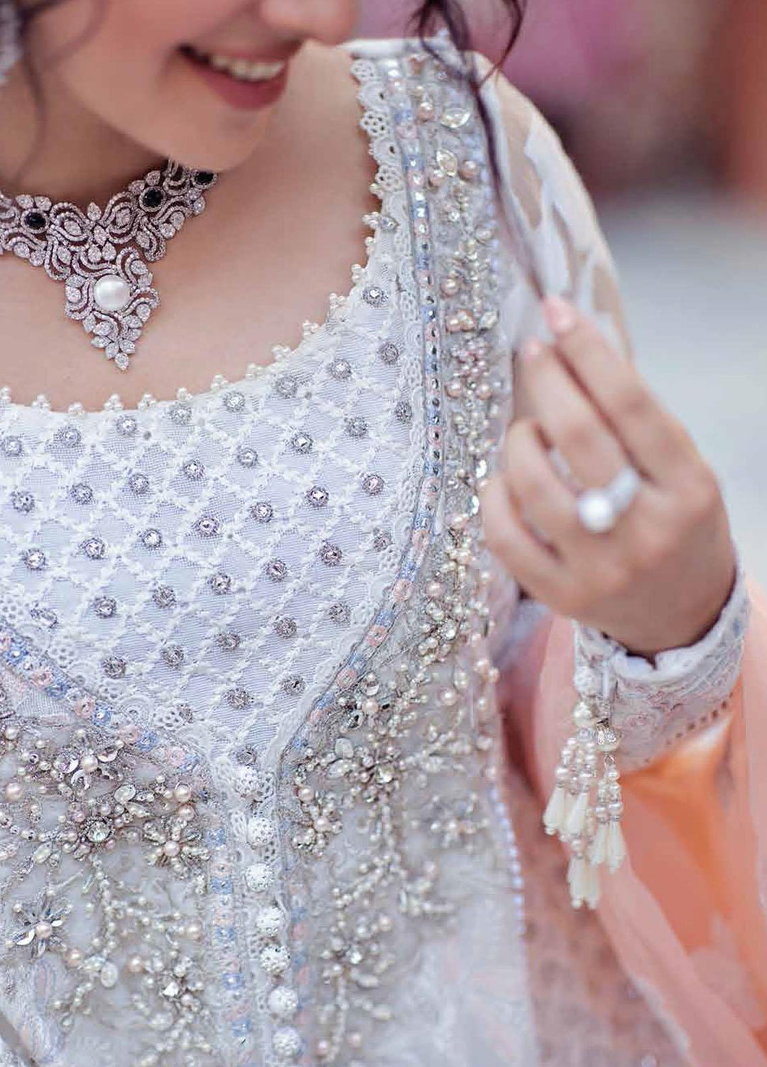 Mushq Chikankari Cotton Net Suits Unstitched 3 Piece MFC21-10 JANA - Festive Collection