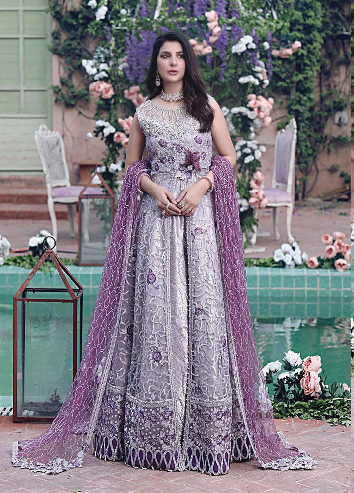 Dhee Rani By Mushq Embroidered Net Suits Unstitched 3 Piece MQ21WD TDL21-04 Arwa - Wedding Collection