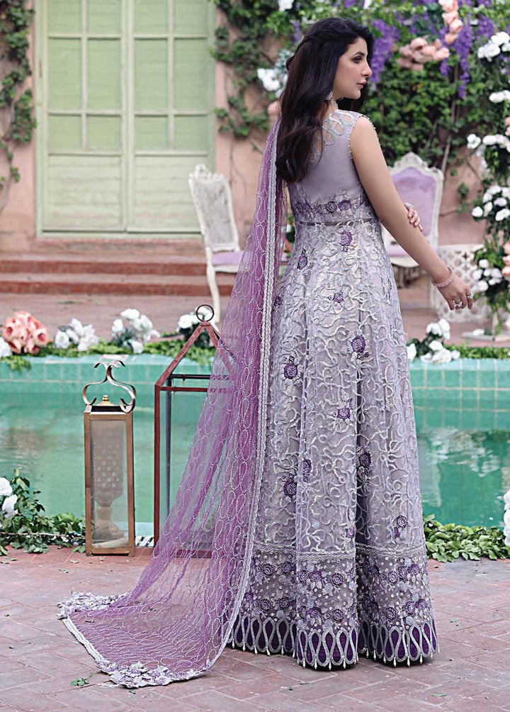 Dhee Rani By Mushq Embroidered Net Suits Unstitched 3 Piece MQ21WD TDL21-04 Arwa - Wedding Collection