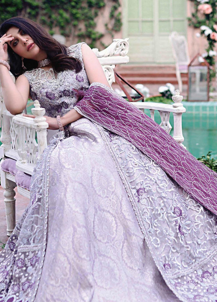 Dhee Rani By Mushq Embroidered Net Suits Unstitched 3 Piece MQ21WD TDL21-04 Arwa - Wedding Collection