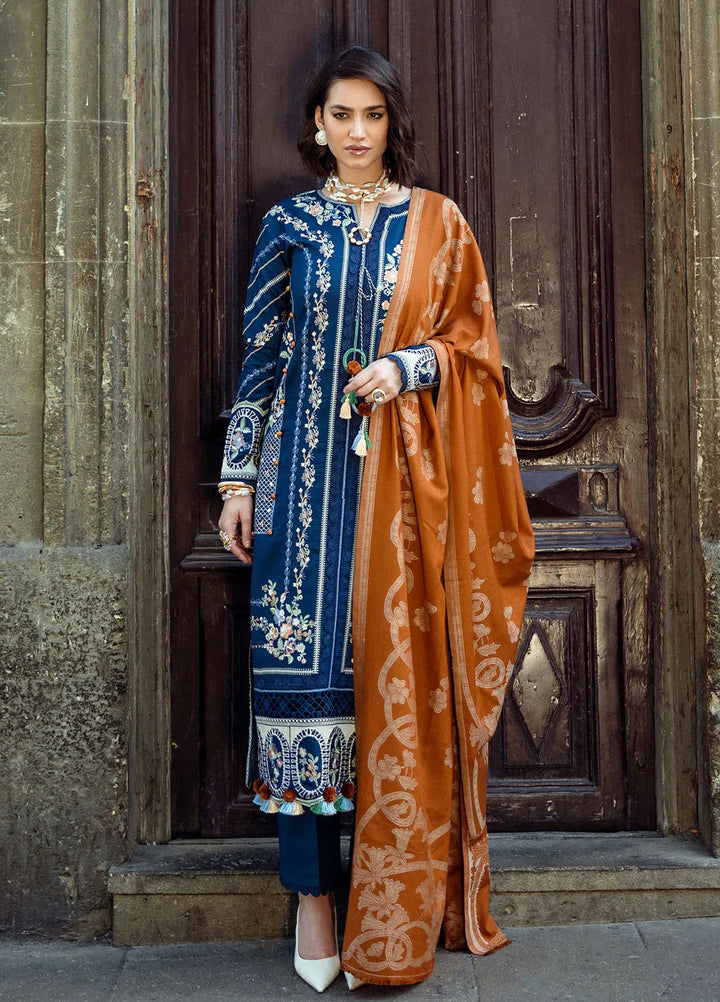 Mushq Embroidered Crepe Suit Unstitched 3 Piece MQ24BW Sweet Surrender - Winter Collection