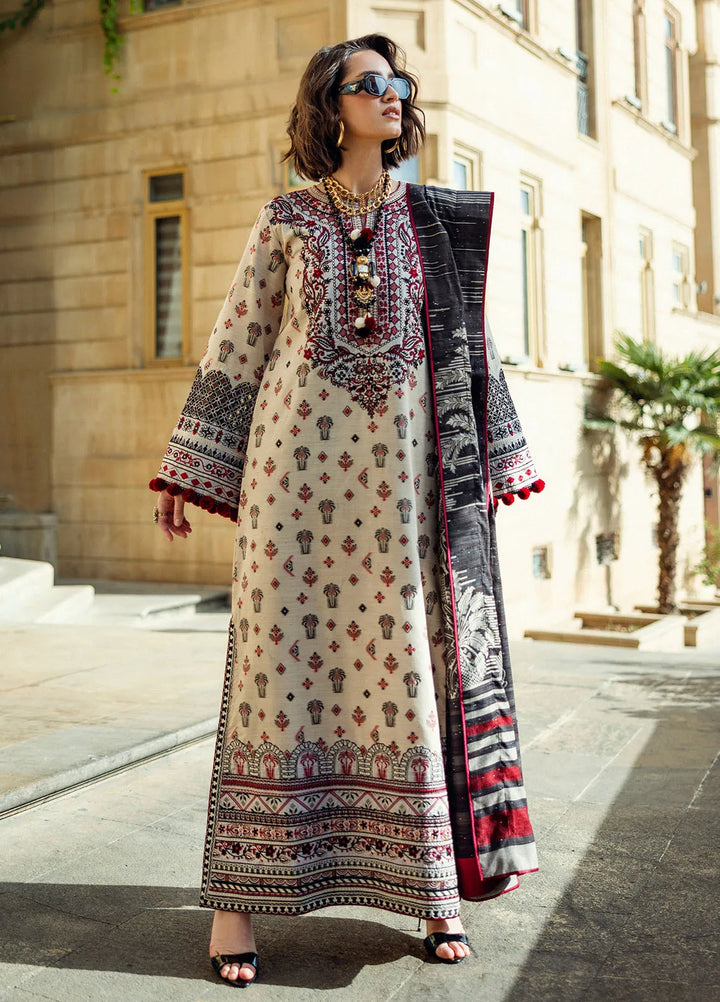 Mushq Embroidered Jacquard Suit Unstitched 3 Piece MQ24BW Dreamy Escape - Winter Collection