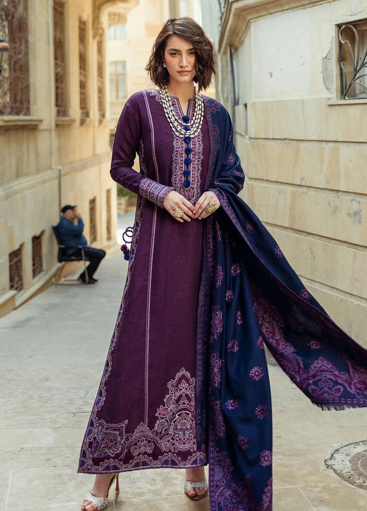 Mushq Embroidered Jacquard Suit Unstitched 3 Piece MQ24BW Endless Passion - Winter Collection