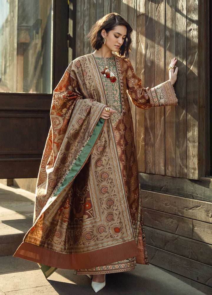 Mushq Embroidered Jacquard Suit Unstitched 3 Piece MQ24BW Eternal Promise - Winter Collection