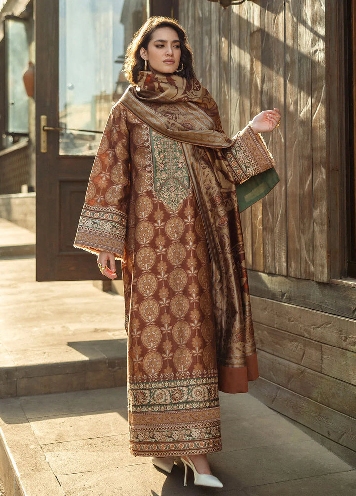 Mushq Embroidered Jacquard Suit Unstitched 3 Piece MQ24BW Eternal Promise - Winter Collection