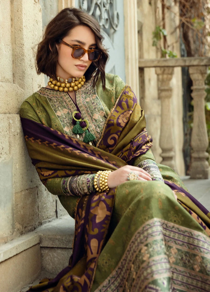 Mushq Embroidered Jacquard Suit Unstitched 3 Piece MQ24BW Gentle Touch - Winter Collection