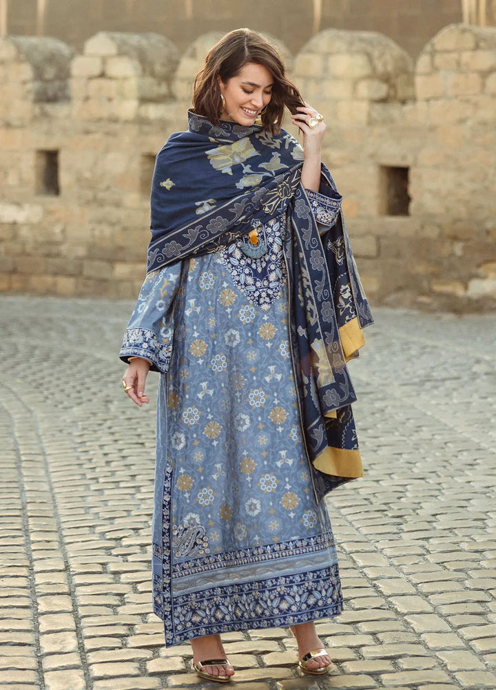 Mushq Embroidered Jacquard Suit Unstitched 3 Piece MQ24BW Tender Glance - Winter Collection