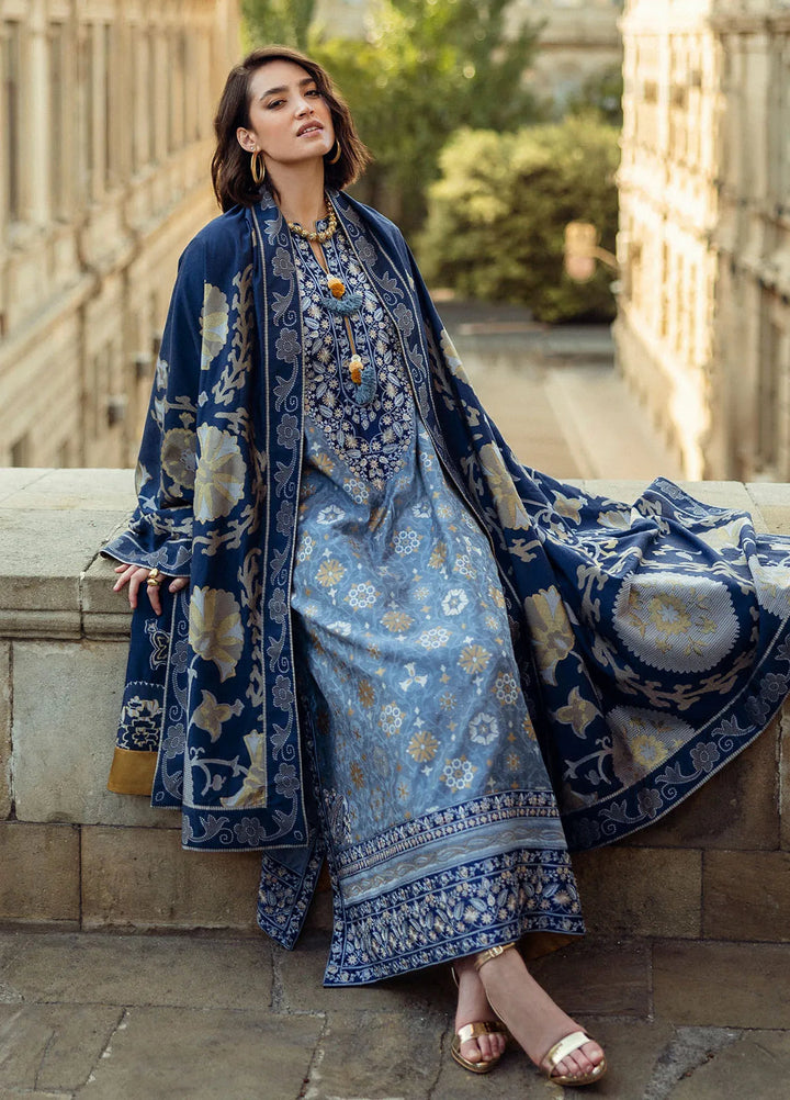 Mushq Embroidered Jacquard Suit Unstitched 3 Piece MQ24BW Tender Glance - Winter Collection