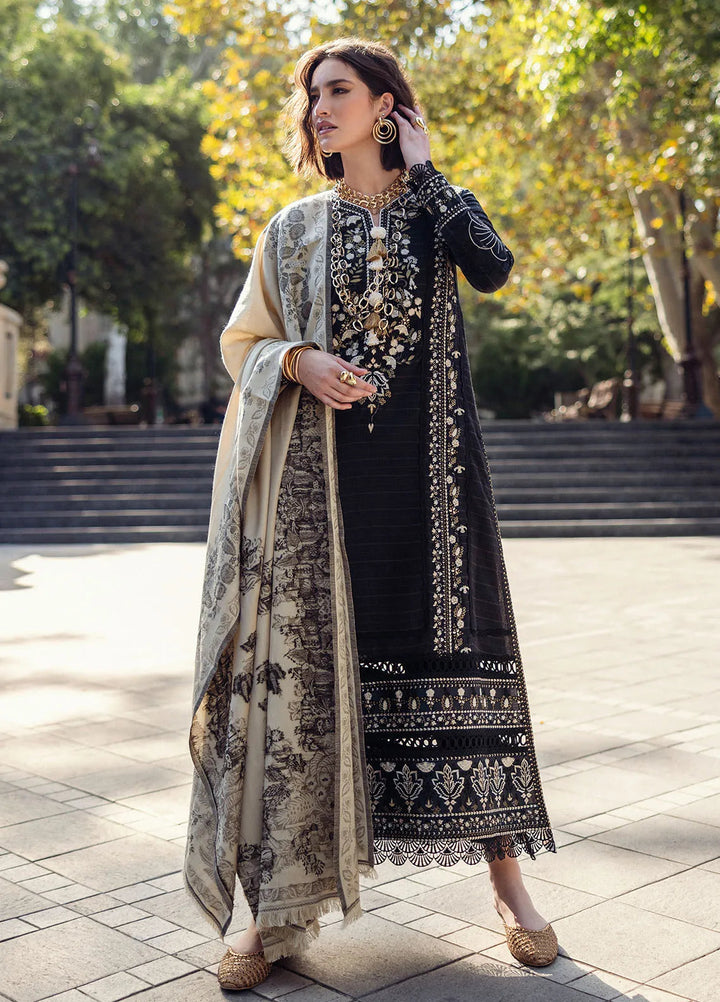 Mushq Embroidered Karandi Suit Unstitched 3 Piece MQ24BW Twisted Affection - Winter Collection