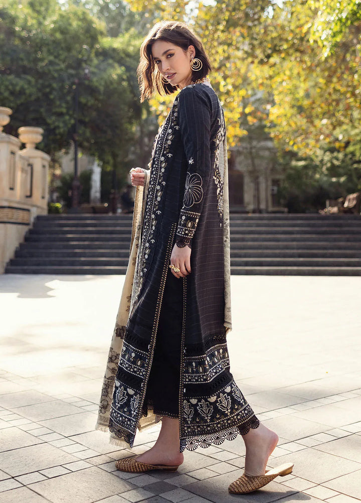 Mushq Embroidered Karandi Suit Unstitched 3 Piece MQ24BW Twisted Affection - Winter Collection