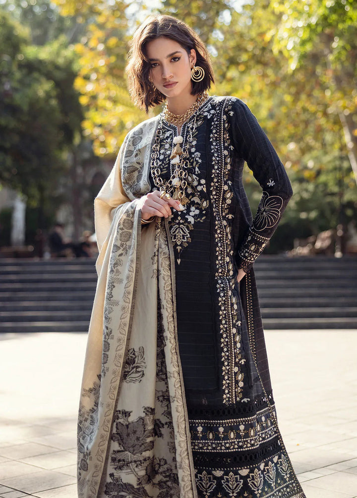 Mushq Embroidered Karandi Suit Unstitched 3 Piece MQ24BW Twisted Affection - Winter Collection