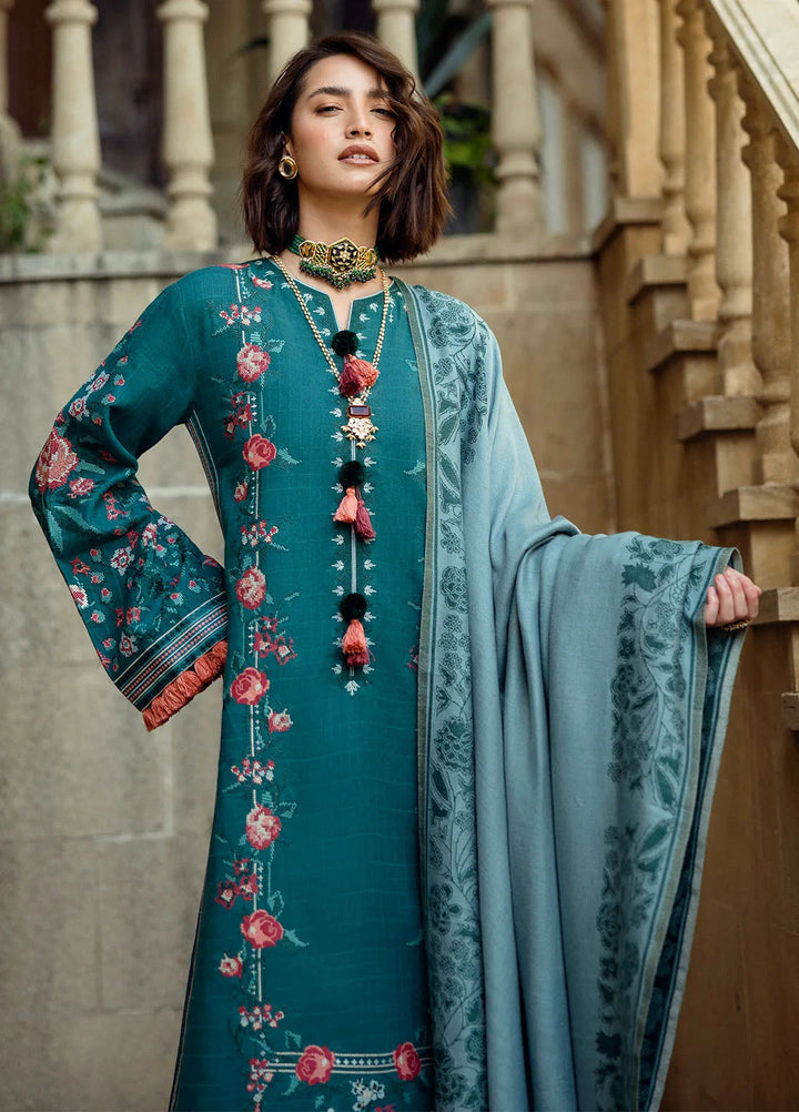 Mushq Embroidered Karandi Suit Unstitched 3 Piece MQ24BW Whispered Secrets - Winter Collection