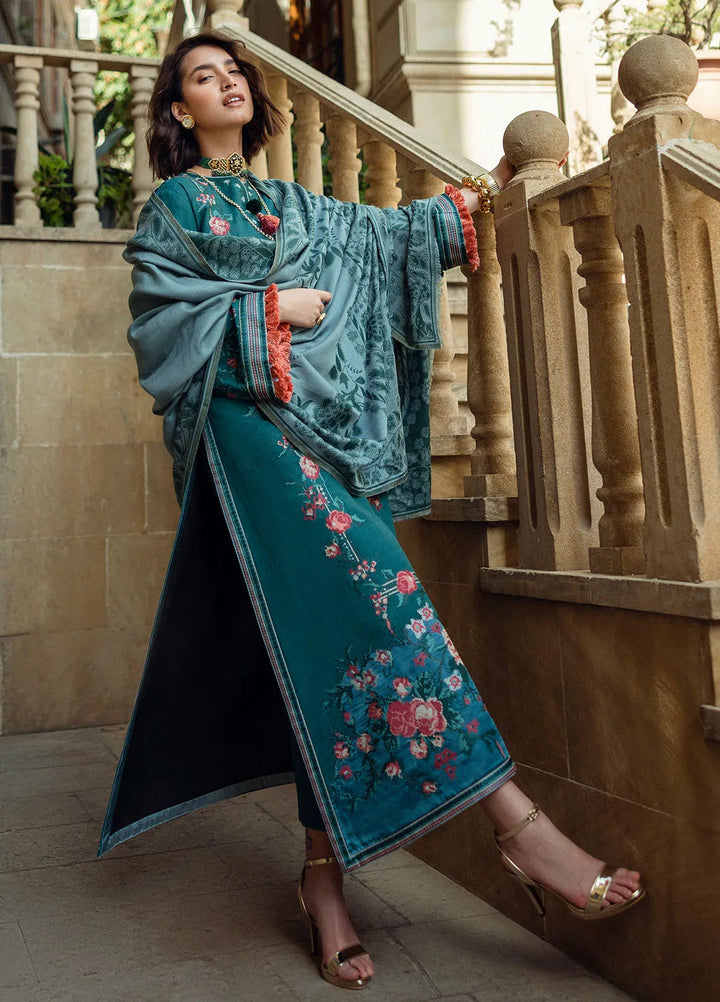 Mushq Embroidered Karandi Suit Unstitched 3 Piece MQ24BW Whispered Secrets - Winter Collection