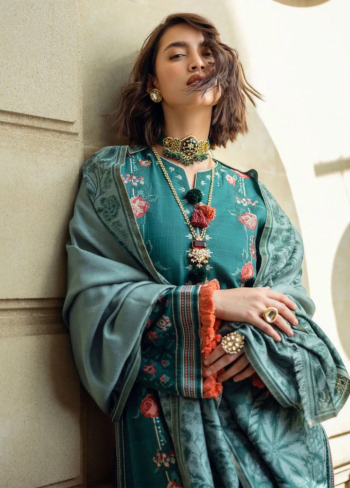 Mushq Embroidered Karandi Suit Unstitched 3 Piece MQ24BW Whispered Secrets - Winter Collection