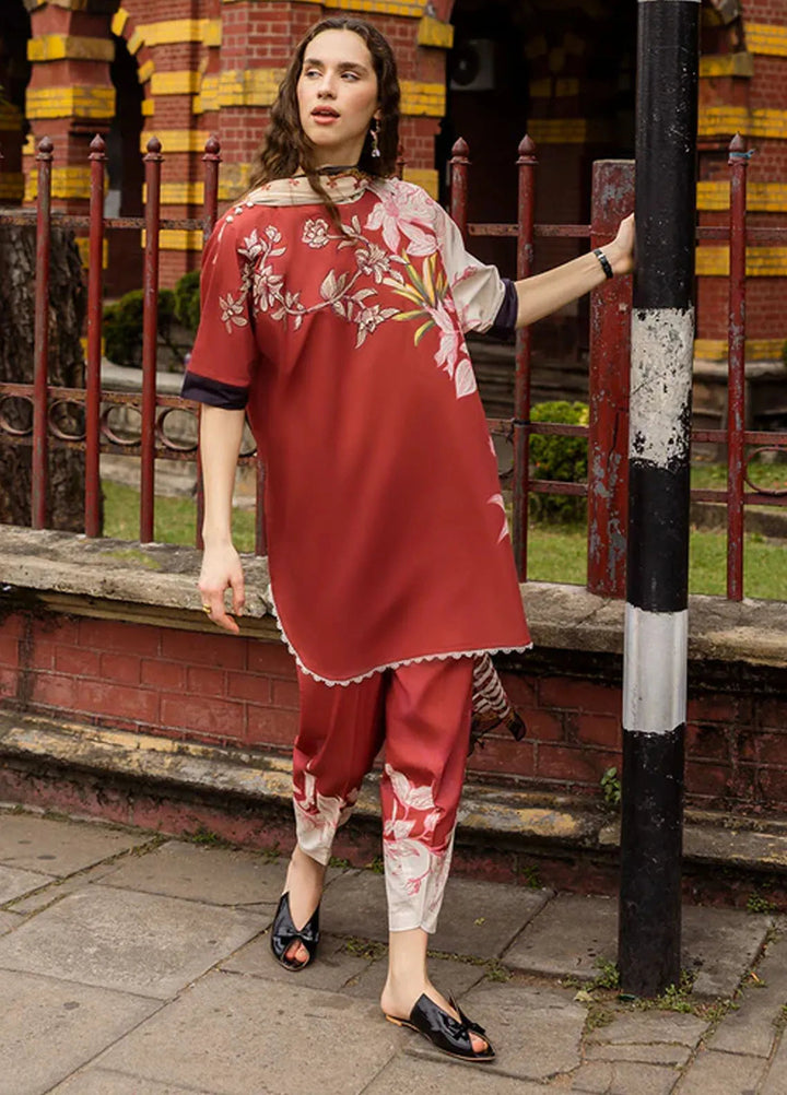 Mushq Embroidered Lawn Suits Unstitched 3 Piece MQ25LD D-10A Fiorella - Summer Collection