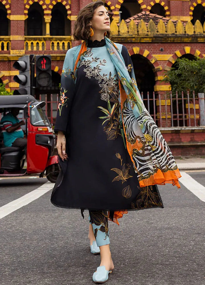 Mushq Embroidered Lawn Suits Unstitched 3 Piece MQ25LD D-10B Paula - Summer Collection