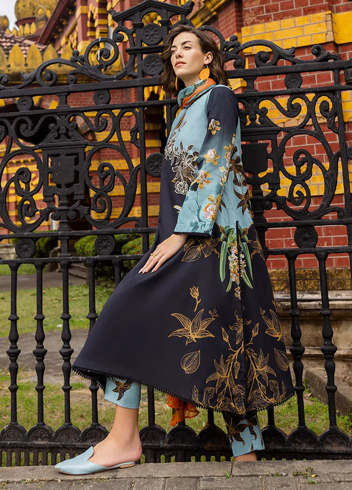 Mushq Embroidered Lawn Suits Unstitched 3 Piece MQ25LD D-10B Paula - Summer Collection