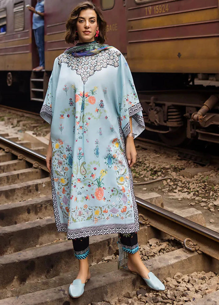 Mushq Embroidered Lawn Suits Unstitched 3 Piece MQ25LD D-1A Nerina - Summer Collection
